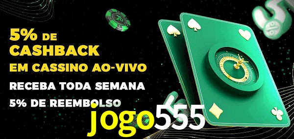 Promoções do cassino ao Vivo jogo555